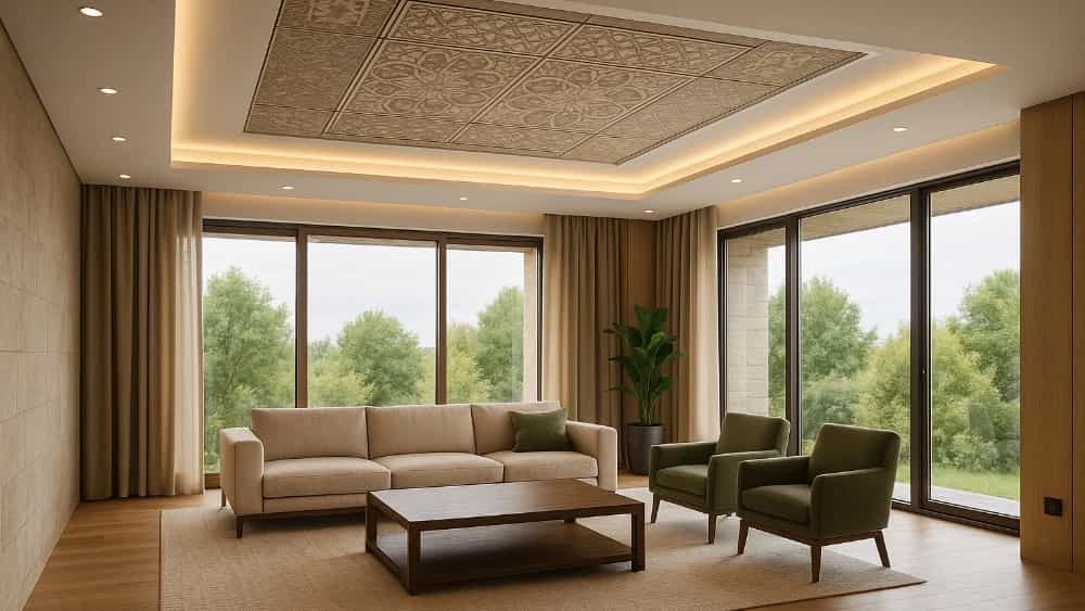 اجرای سقف کاذب لپاسری و تایل معرق در رامسر و تنکابن بهترین خدمات تخصصی در مازندران